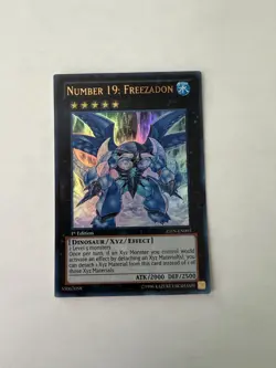 Yugioh - Number 19: Freezadon - Ultra - 1st - ZTIN-EN003 - VLP - Image 1