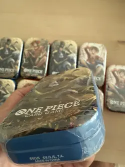 Lot of (10) One Piece TCG Tin Pack Set Vol.2 SEALED MINI TINS - Image 2
