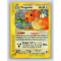 Dragonite 9/165 Expedition Holo Pokemon Card - Image 1