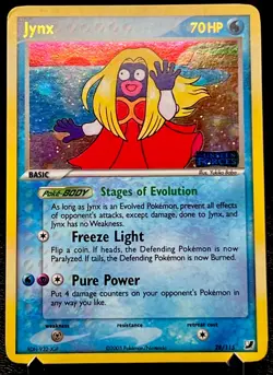 Jynx 28/115 MP Inverted Pokeball Reverse Holo Unseen Forces Stamped Pokemon Card - Image 2