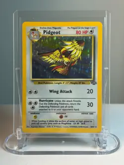 1999 Pokemon Jungle Pidgeot Holo Rare 8/64 WOTC Vintage Card LP - Image 3