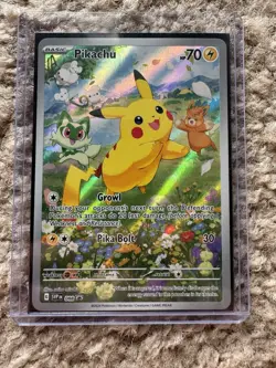 Pokemon TCG: Pikachu 088 Scarlet & Violet Promo Card Holo Full Art NM - Image 2