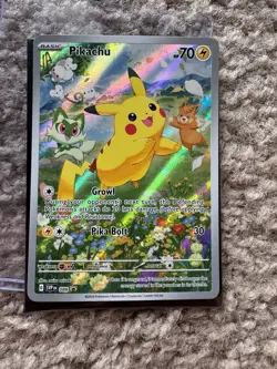 Pokemon TCG: Pikachu 088 Scarlet & Violet Promo Card Holo Full Art NM - Image 3