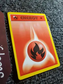 Pokemon Fire Energy 98/102 1st Edition Base Set Shadowless Card NM - Image 3