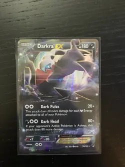 Pokemon Darkrai-EX Holo Ultra Rare TCG Card Breakpoint 74/122 - Image 1