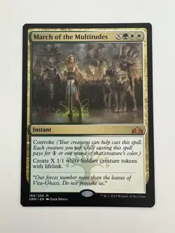 March of the Multitudes MTG Magic the Gathering Card NM Near Mint GRN - Image 1