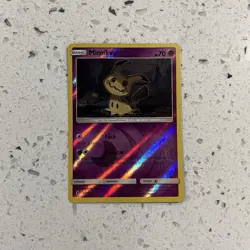 Mimikyu - 58/145 - SM Guardians Rising Reverse Holo Rare Pokemon Card - NM - Image 1
