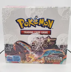 2023 Pokemon Scarlet & Violet Obsidian Flames Booster Sealed Box 6-Packs - Image 3