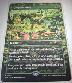 Crop Rotation #3 Regular Rare (Borderless) Secret Lair Encyclopedia Magic MTG - Image 1