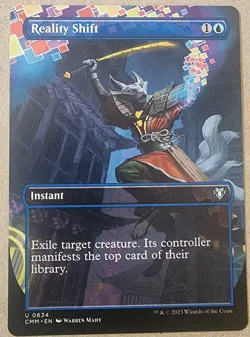 Reality Shift Borderless - Commander Masters 0634 Regular Uncommon - Image 1