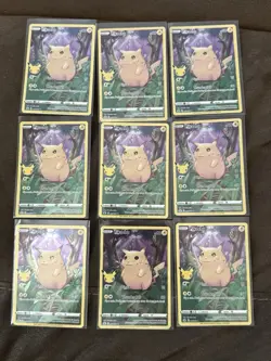 Pokemon TCG Celebrations Pikachu 005/025 Lot x (9) Full Art - Image 1