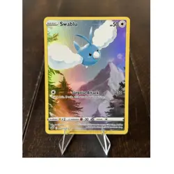 Pokemon Swablu Ultra Rare Holo GG27/GG70 Crown Zenith Galarian Gallery 50 HP - Image 1