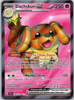 Dachsbun ex 160/142 Ultra Rare Stellar Crown Near Mint - Image 1
