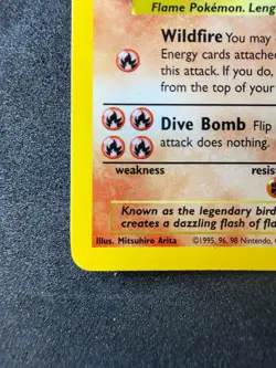 Moltres 12/62 - Pokemon Fossil - Holo Rare - MP - Image 5