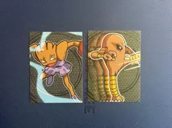 Pokemon Attacks Set Peru Sticker Hitmonchan Hitmonlee Set - Image 1