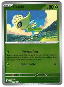 Celebi 012/132 Reverse Holo ME01: Mega Evolution Pokemon TCG - Image 1