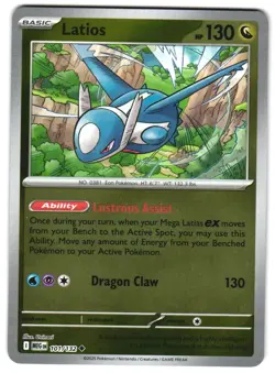 Latios 101/132 Reverse Holo ME01: Mega Evolution Pokemon TCG - Image 1