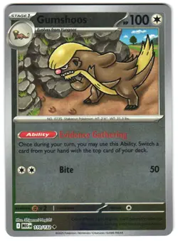 Gumshoos - 110/132 Reverse Holo ME01: Mega Evolution Pokemon TCG - Image 1