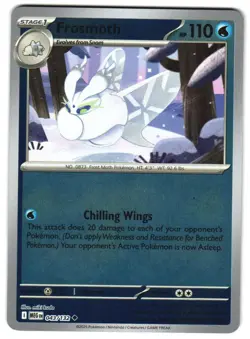 Frosmoth 043/132 Reverse Holo ME01: Mega Evolution Pokemon TCG - Image 1