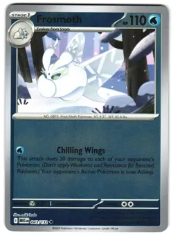 Frosmoth 043/132 Reverse Holo ME01: Mega Evolution Pokemon TCG - Image 1
