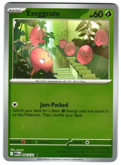 Exeggcute 004/132 Reverse Holo ME01: Mega Evolution Pokemon TCG - Image 1