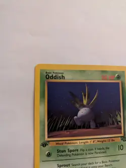 Pokemon TCG Oddish Jungle 58/64 Regular 1st Edition Common VLP - Image 3