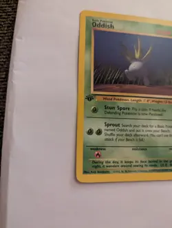 Pokemon TCG Oddish Jungle 58/64 Regular 1st Edition Common VLP - Image 5