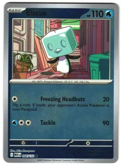Eiscue 044/132 Reverse Holo ME01: Mega Evolution Pokemon TCG - Image 1