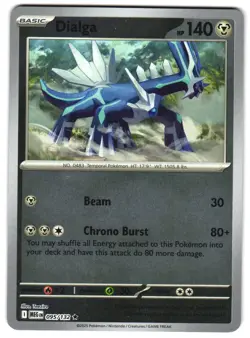 Dialga 095/132 Reverse Holo ME01: Mega Evolution Pokemon TCG - Image 1