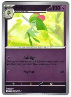 Kirlia 059/132 Reverse Holo ME01: Mega Evolution Pokemon TCG - Image 1