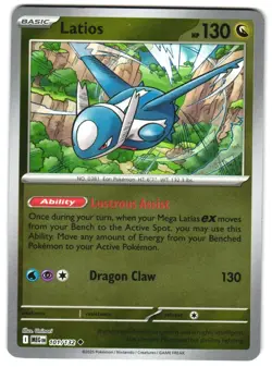 Latios 101/132 Reverse Holo ME01: Mega Evolution Pokemon TCG - Image 1