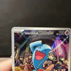 Pokemon TCG Team Rockets Wobbuffet 203 Black Star Promo - Image 4