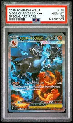 Pokemon Mega Charizard X ex Inferno X Japanese Special Art Rare #125 PSA 10 - Image 1
