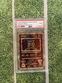 2000 Pokemon Game Promo Ancient Mew, Pokemon 2000 Movie PSA 9 Mint. Holo - Image 1