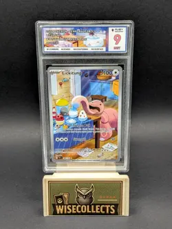 Lickitung 180/162 Temporal Forces Illustration Rare Holo Ruby Grading 9 Pokemon - Image 1