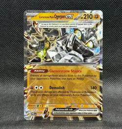Cornerstone Mask Ogerpon ex 058/131 Holo Prismatic Evolutions Pokemon NM - Image 1