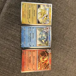 Pokemon TCG Prismatic Evolution Promo Set Flareon, Jolteon, Vaporeon - Image 1
