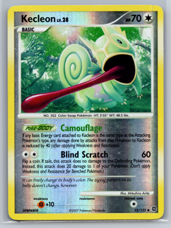 2007 Kecleon #52/132 - Reverse Holo | ENG LP | Pokemon [Secret Wonders] LP - Image 1