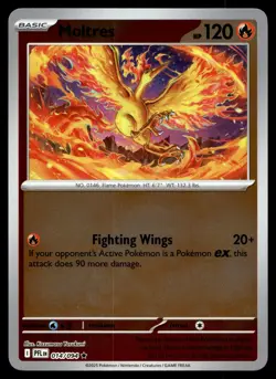 MOLTRES 014/094 RARE PHANTASMAL FLAMES POKEMON - Image 1