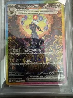 2025 POKEMON PRE EN-PRISMATIC EVOLUTIONS #161 UMBREON EX PSA 8 - Image 3