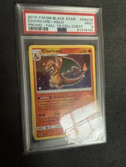 2019 Pokemon SM BSP Fall Collector Chest #SM226 Charizard Holo PSA 9 MINT - Image 1