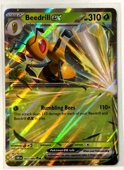 Beedrill ex - Double Rare (003/086) Chaos Rising Pokemon TCG NM - Image 1