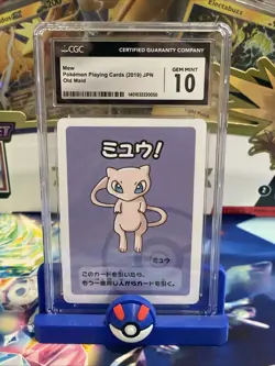 Mew 2019 Old Maid Pokemon Japanese CGC Gem Mint 10 - Image 1