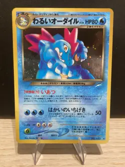 Pokemon TCG Dark Feraligatr Darkness and to Light 160 Japanese Holo Rare - Image 1