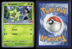 Sprigatito 191 Holo Promo Scarlet & Violet Promo Pokemon NM/M - Image 3
