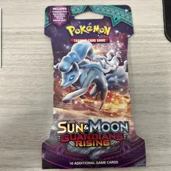 Pokemon TCG Sun and Moon Guardians Rising Sleeved Booster Pack New and Sealed - Image 1