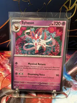 Sylveon (Cosmos Holo) 172 Holo Promo Scarlet & Violet Promo Pokemon NM - Image 1