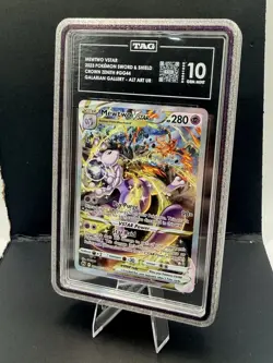 TAG 10 Mewtwo VSTAR Alt Art Holo Ultra Rare GG44/GG70 Crown Zenith GG - Image 1