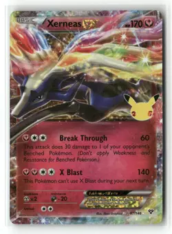 Xerneas EX 97/146 Classic Collection Celebrations: Classic Collection Pokemon NM - Image 1