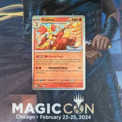 Pokemon Delphox #074 Promo Chaos Rising Pre-release - Image 1